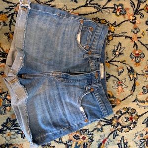 Madewell High-rise denim shorts